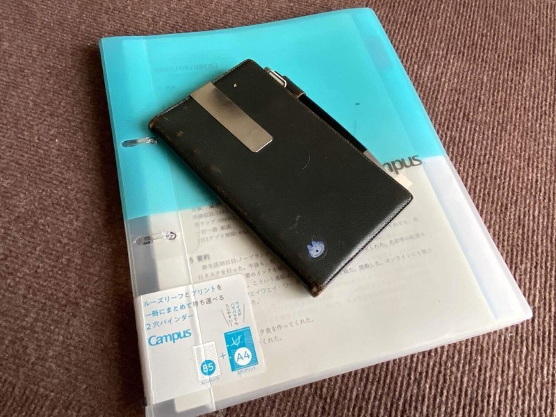 ソコタノ日記 日々の記録をバイブルサイズの手帳からa4サイズのファイルに変更 Aoki S Homepage Wp
