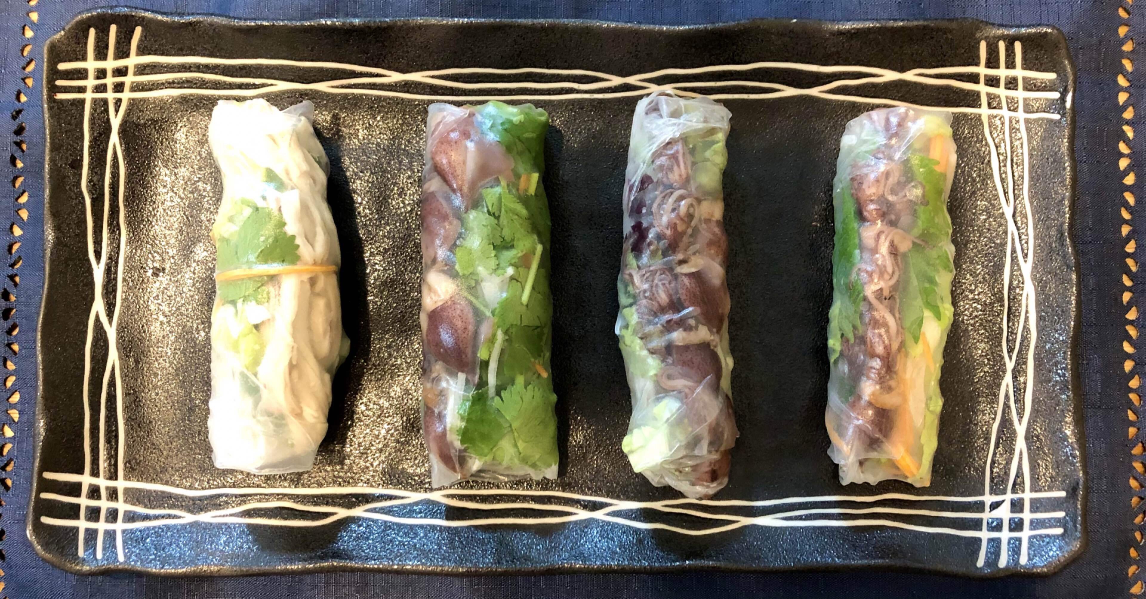 おうちごはんno 62 ホタルイカ食べ納めの生春巻き Mamige Note