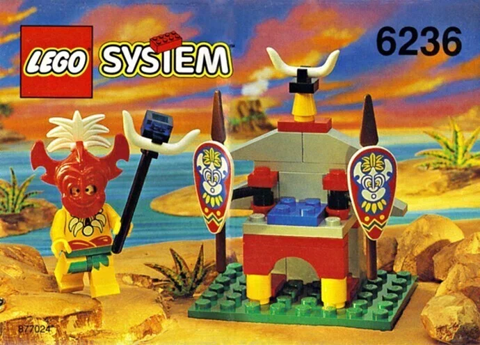LEGO 懐かしいレゴ 南海の勇者シリーズ ロンゴ族セットを大紹介｜でぃ 