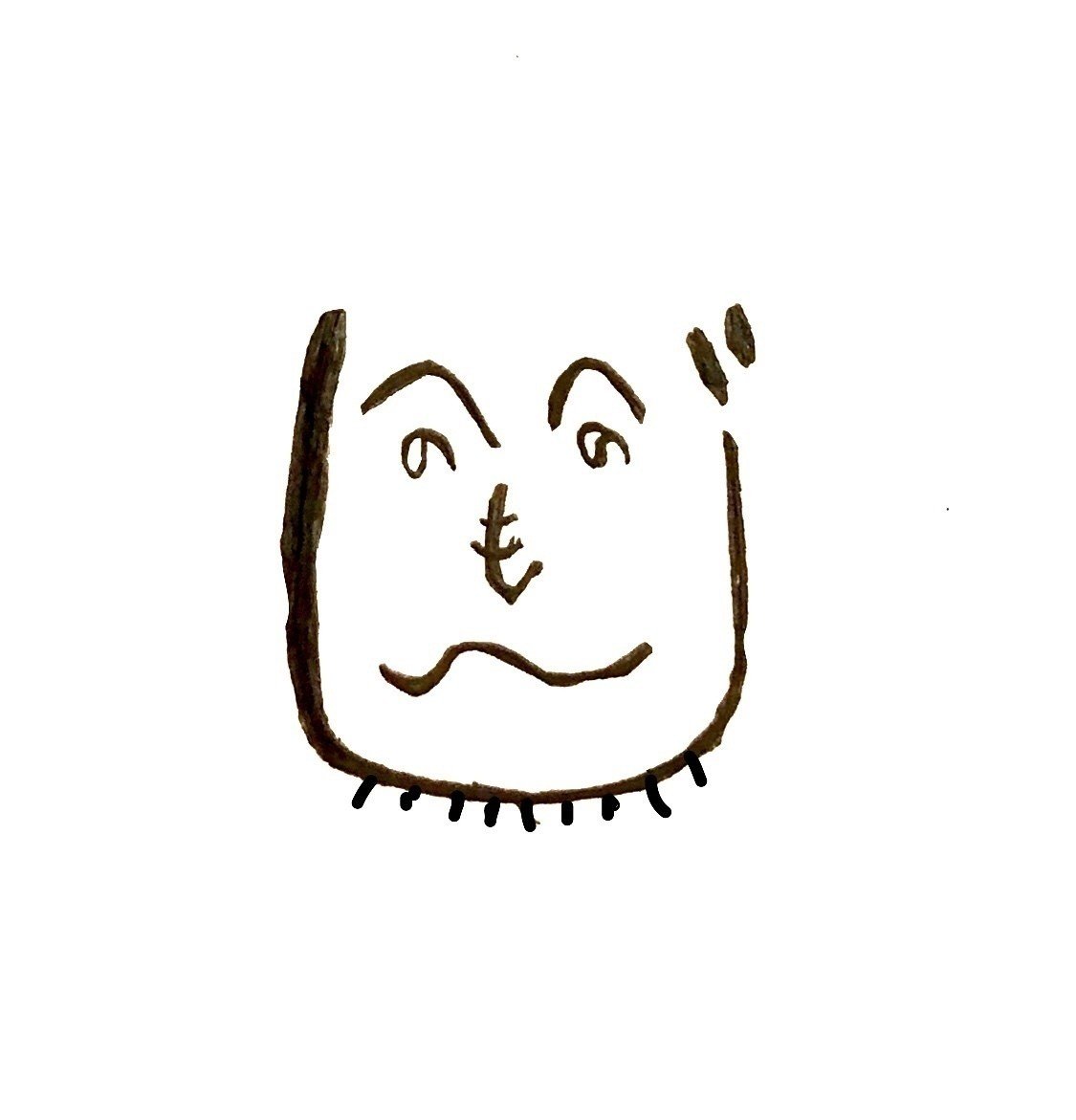 No 316 へのへのもへじのオヤジ しんちゃん Note No 316 へのへのもへじのオヤジ しんちゃん Note