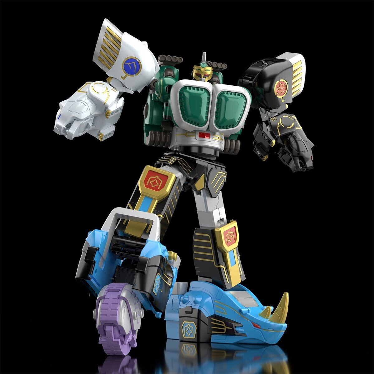 SMP スーパーミニプラ 百獣合体 ガオマッスル ガオライノス＆ガオマジロ SMP [SHOKUGAN MODELING PROJECT] 百獣合体 ガオマッスル