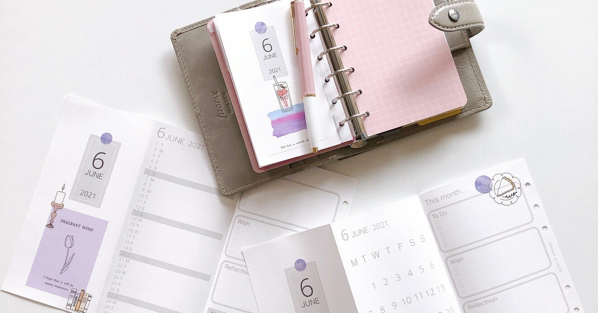 予定を見渡すリフィル 6月分を配信します Mmiospt Note
