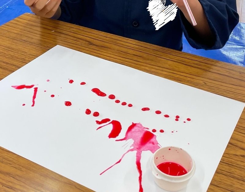 描き方 吹き絵 カーネーション 色いろ遊びすと Note