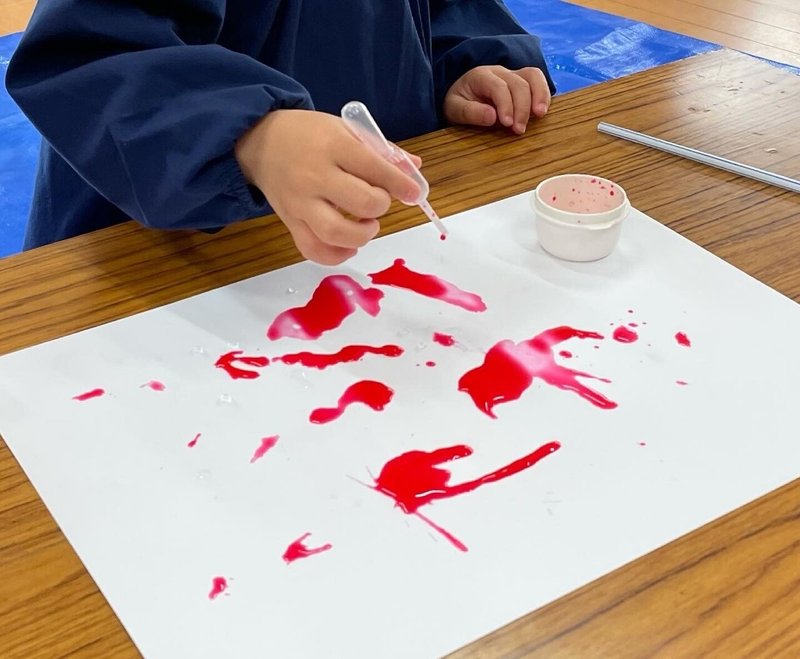 描き方 吹き絵 カーネーション 色いろ遊びすと Note