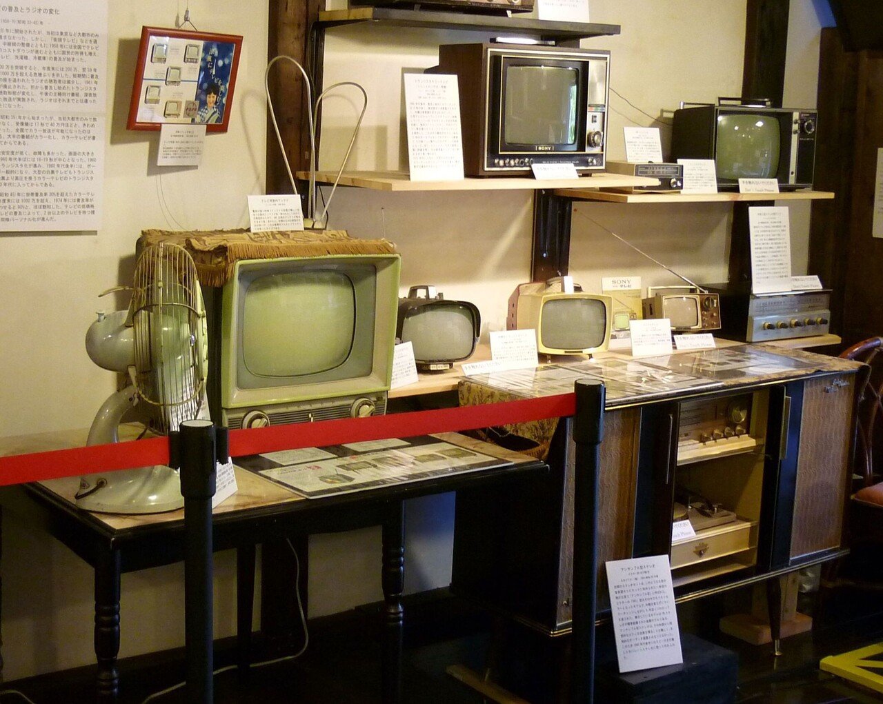 TOSHIBA　旧きよき時代のテレビフレーム　博物館？ 希少品 昭和レトロ TOSHIBA東芝 木製テレビ｜Yahoo!フリマ（旧