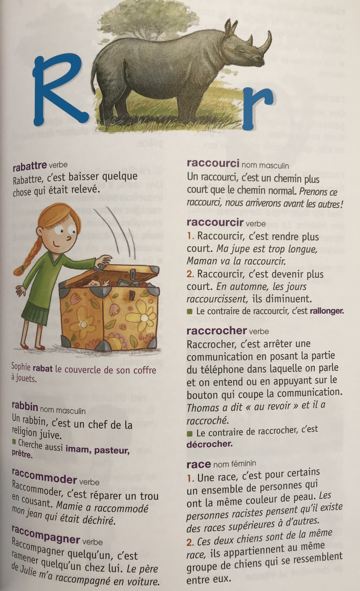 フランスの50年代の本】子供用フランス語の図解辞書