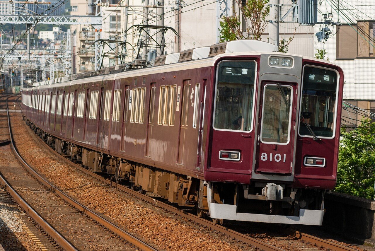 阪急神戸線にて 11 5 14 10年前の鉄道写真 れいろく Note 阪急神戸線にて 11 5 14 10年前の鉄道写真 れいろく Note