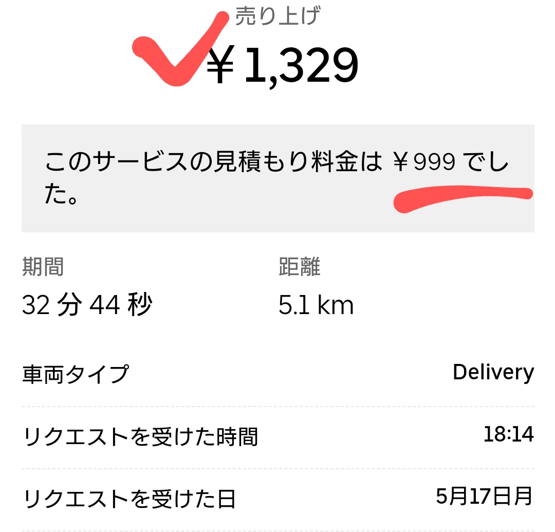 Uber Eats新料金システムの「ダブル配達」１回で（2件配達）1300円稼げ 