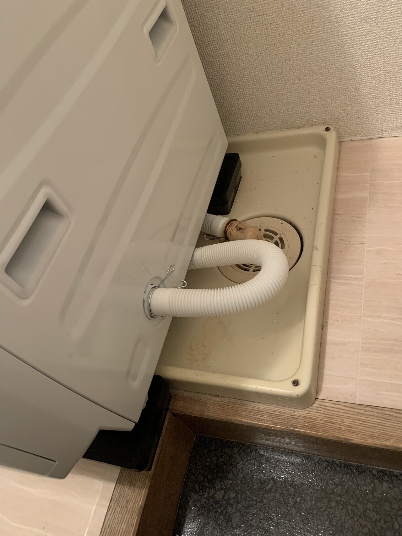 新生活 二層式防水パンに ドラム式洗濯機を設置 Kuyu Note