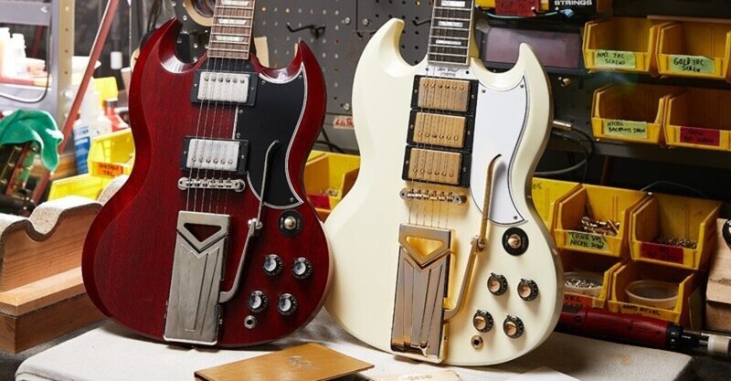 ギブソン カスタムショップより 伝説のギター Sg誕生60周年を記念し ２つの記念モデルをリリース 岡崎 和宏 クロサワ楽器名古屋店 店長 Note