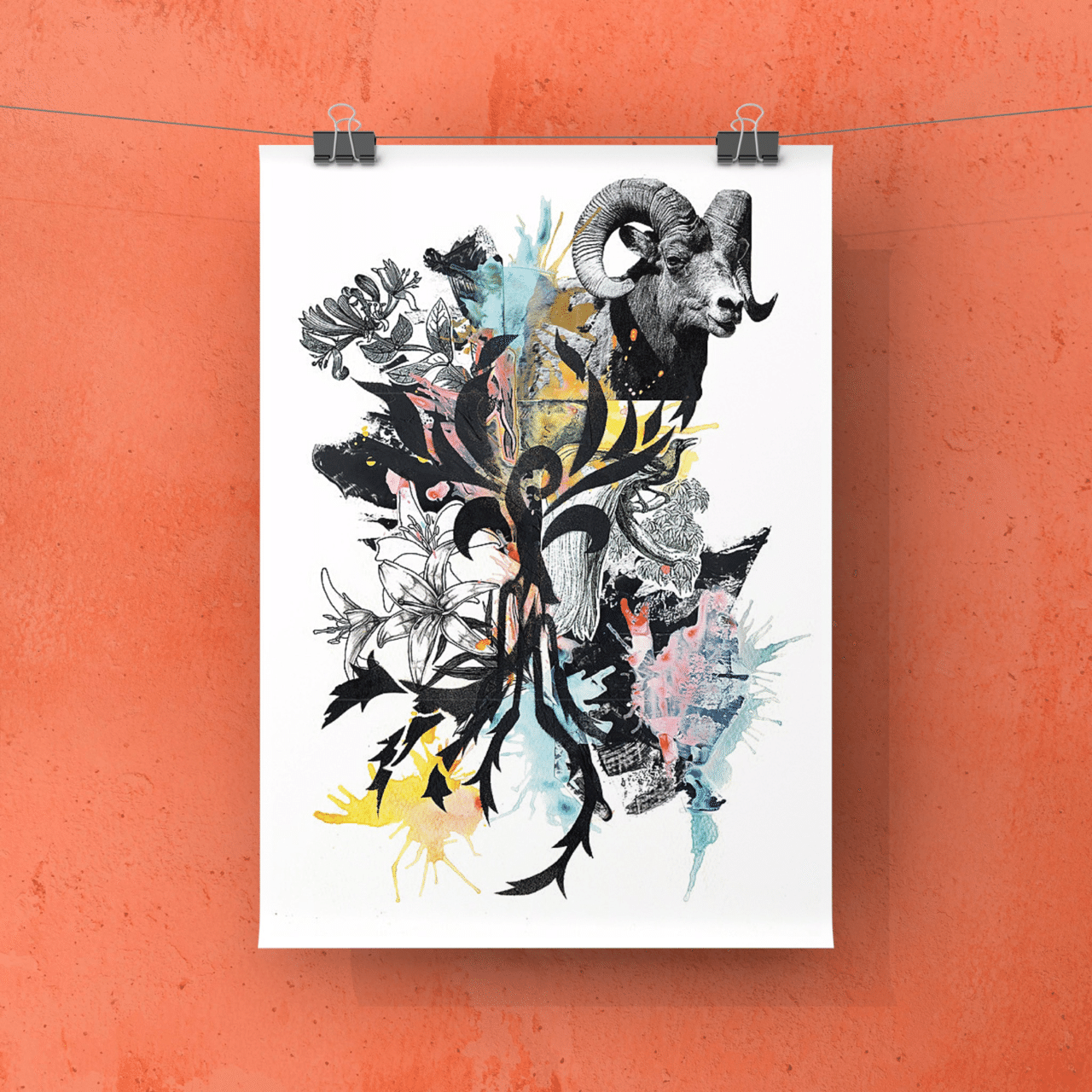 コラージュ作品をVOUNでご紹介｜Autogenesis / Owl Designs