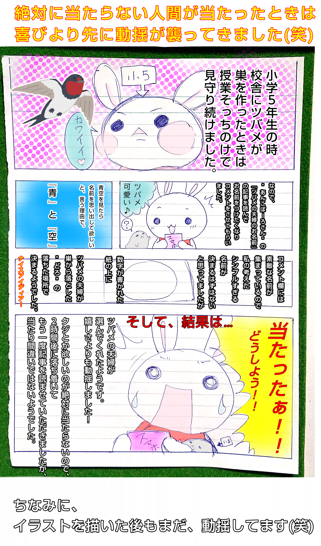 ツバメの夫婦に選んでもらえたよ 糸 ラムネ好き成り Note