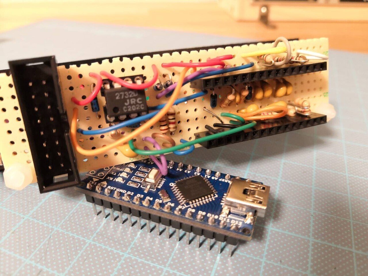 650円で作るArduino mozzi VCOモジュール-モジュラーシンセ自作