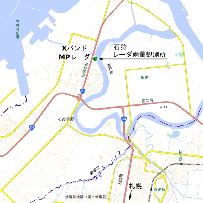 北海道の気象レーダー ７ 石狩 やぶ悟空 Note