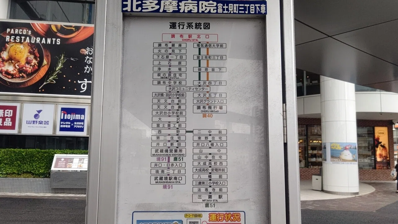 21年5月21日 小田急バス 調40系統に揺られて 調布駅北口 調布飛行場 往路編 レールスター けんたろう Note