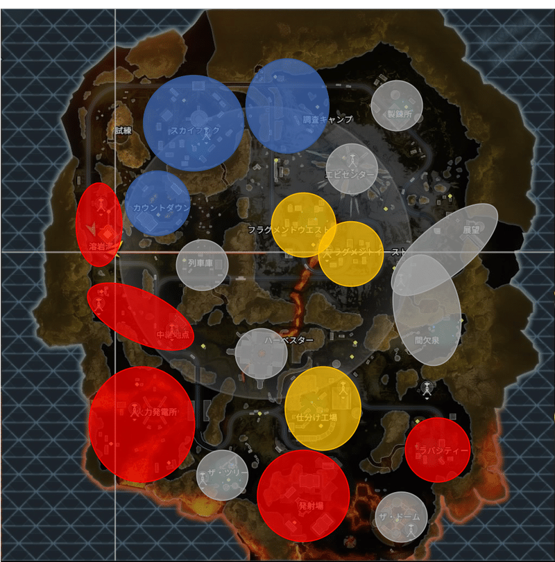 Apex Legends ランクマッチの降下場所 漁り分配 Season9 Legacy Split1 Touya Note Apex Legends ランクマッチの降下場所 漁り分配 Season9 Legacy Split1 Touya Note