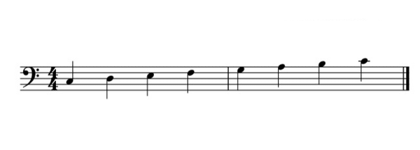 超初心者向け 楽譜の読み方 ヘ音記号編 天琳 てんり の音楽blog