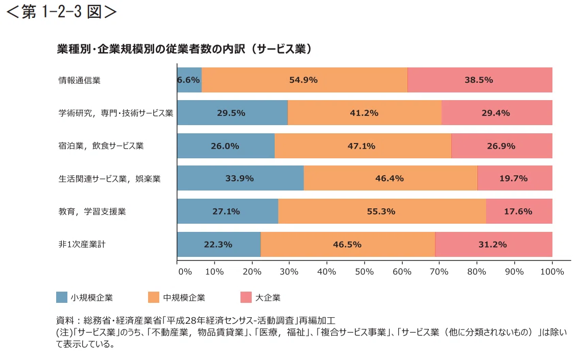 中小企業・小規模事業者の多様性（中小企業白書2021年度版より）｜山中