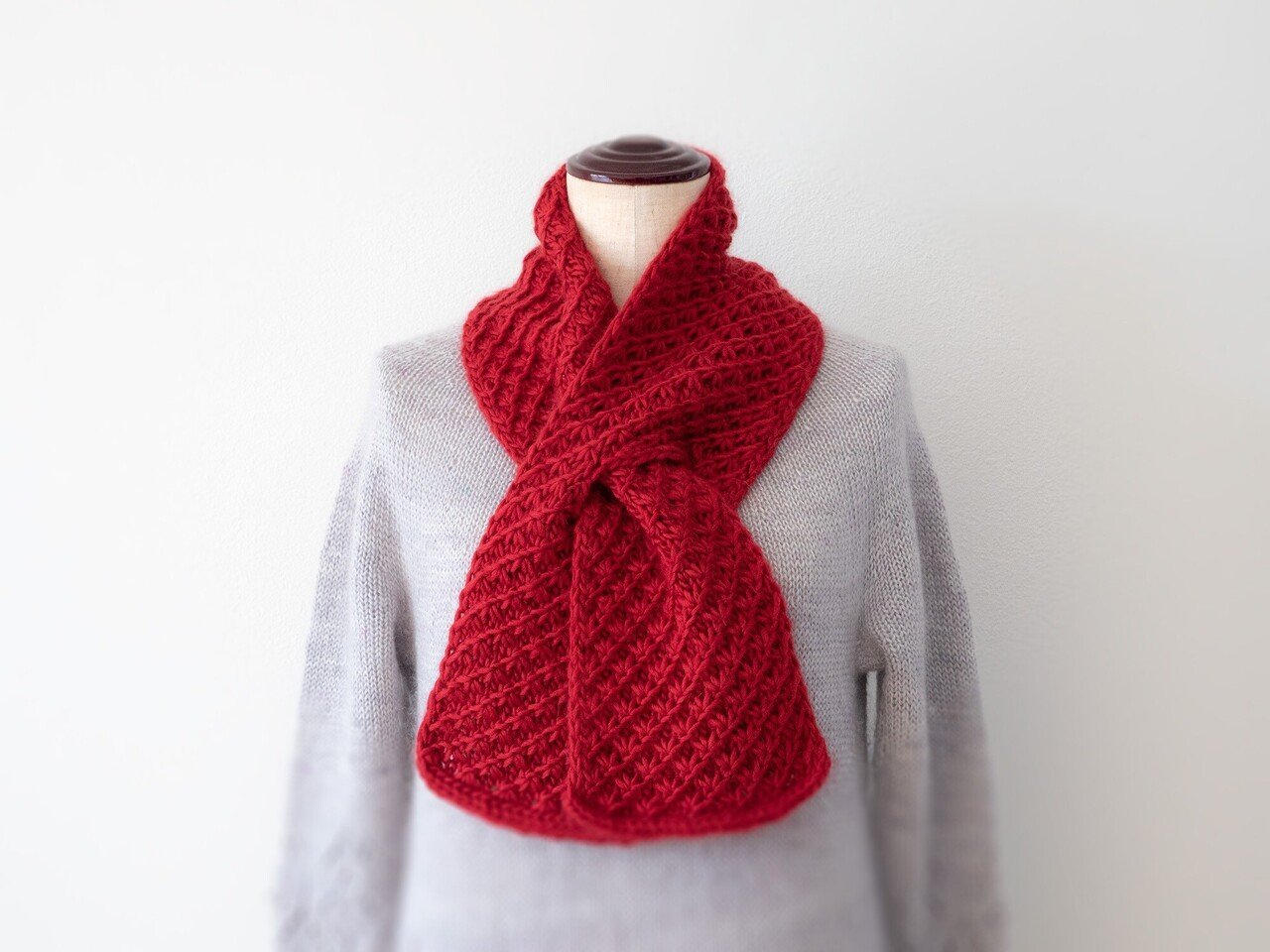 Cherry Pie Scarf by Yucca [日本語]｜Yucca