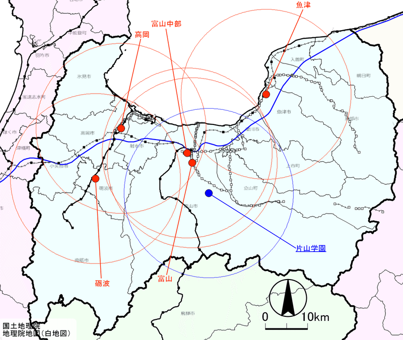 富山県の進学校map 朝森久弥 朝森教育データバンク Note 富山県の進学校map 朝森久弥 朝森教育データバンク Note
