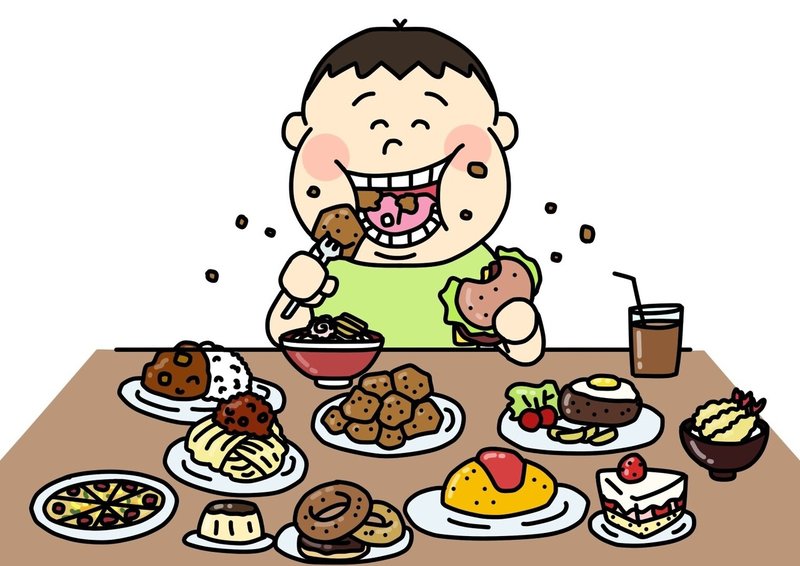 大食いイラスト