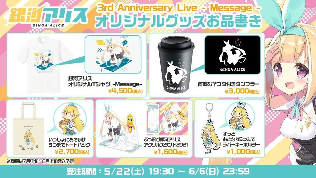 侵略宇宙人からの愛と感謝のmessage 銀河アリス 3rd Anniversary Live Message レポート だいすけ Note
