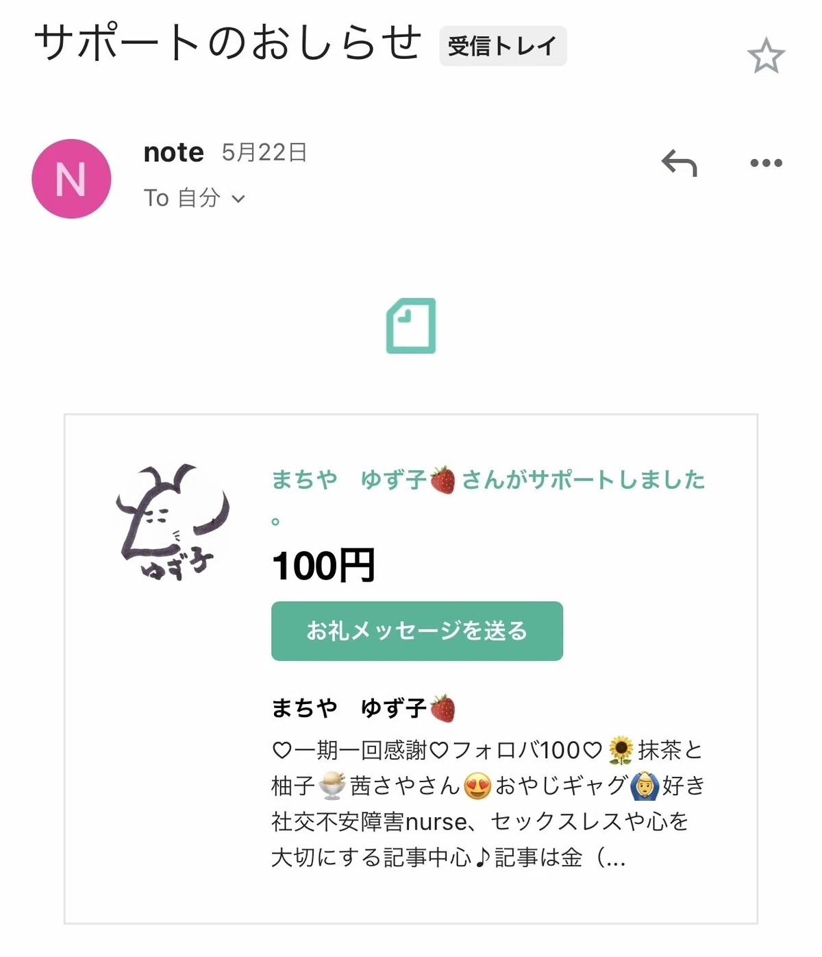 サポートのお知らせ