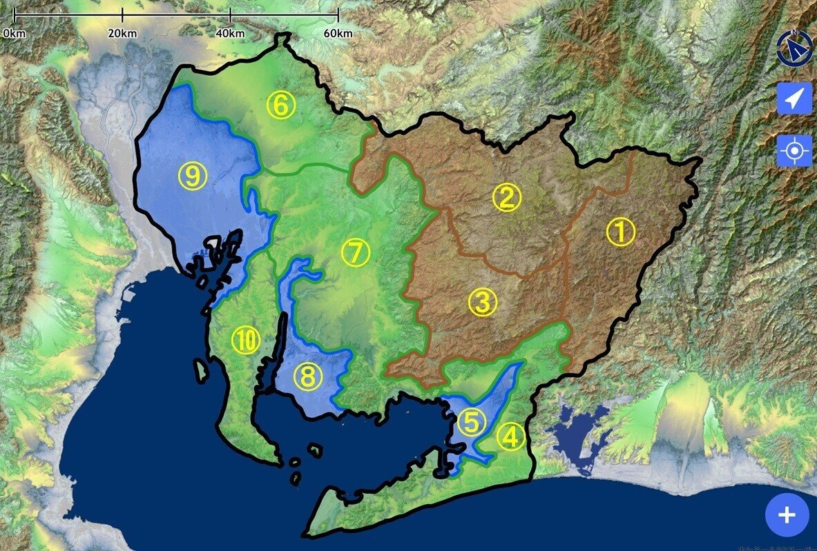 地形区分