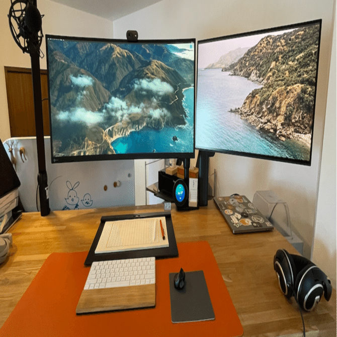 開発環境202105: 主にウルトラワイド曲面ディスプレイ（FlexScan