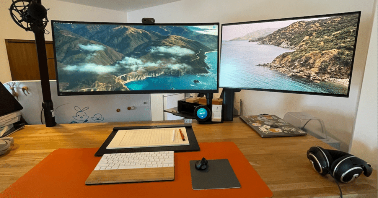 開発環境202105: 主にウルトラワイド曲面ディスプレイ（FlexScan