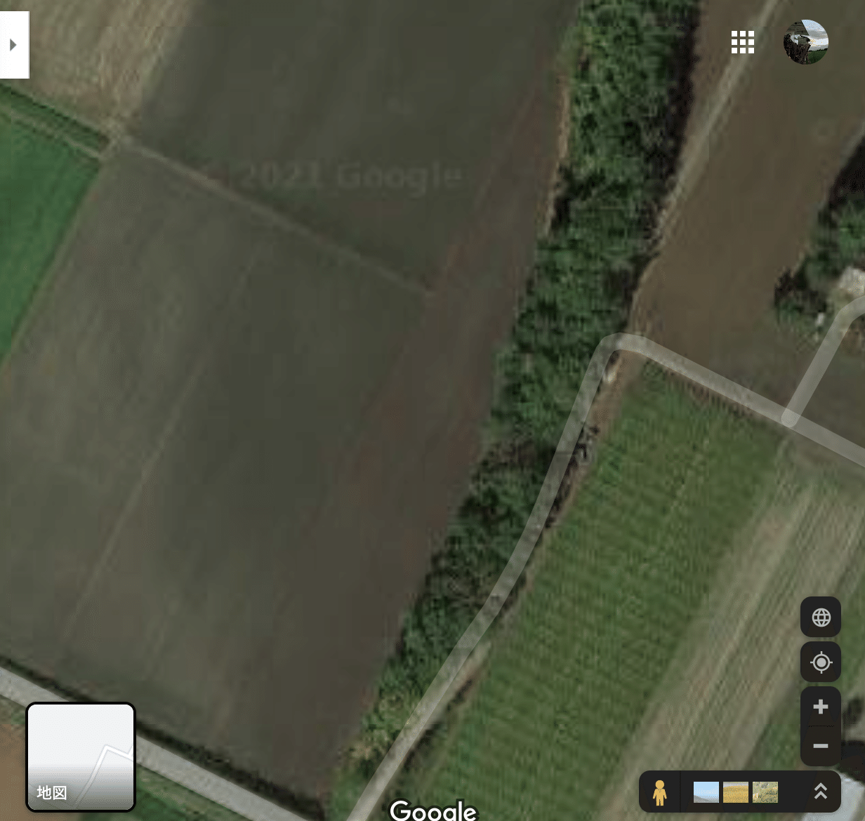 パソコン上で圃場の長さ 面積を測定する Google Map Massa 農家がプログラミングでdiy Note