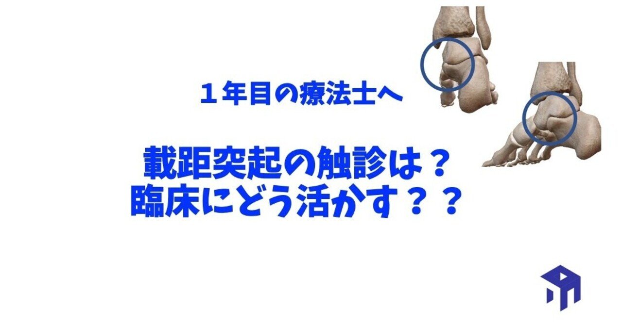 載距突起の触診 加藤淳 Note