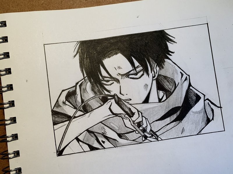 進撃の巨人 悔いなき選択 のリヴァイ兵長のイラスト練習 ぷちぷち Note 進撃の巨人 悔いなき選択 のリヴァイ兵長のイラスト練習 ぷちぷち Note