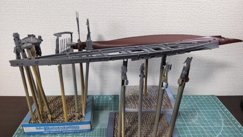 フジミ模型 艦 ふね Next シリーズ 戦艦 榛名 製作記 藤川貴央 Obcラジオ大阪アナウンサー Note