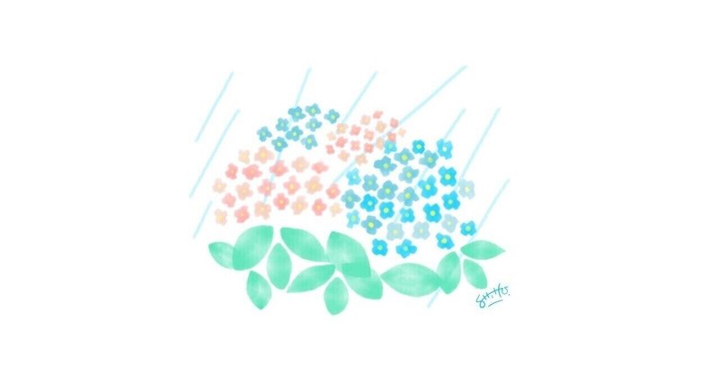 ぽつぽつ雨の中、見た光景