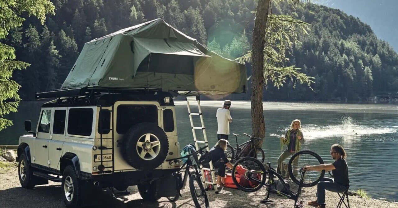廃盤THULE TEPUI ルーフテント アメリカ製 ダークブルー （THULE