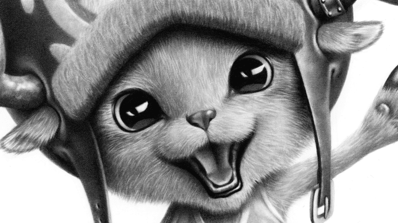 チョッパーをリアルに描いてみた 望月宗生 鉛筆画家 Note チョッパーをリアルに描いてみた 望月宗生 鉛筆画家 Note