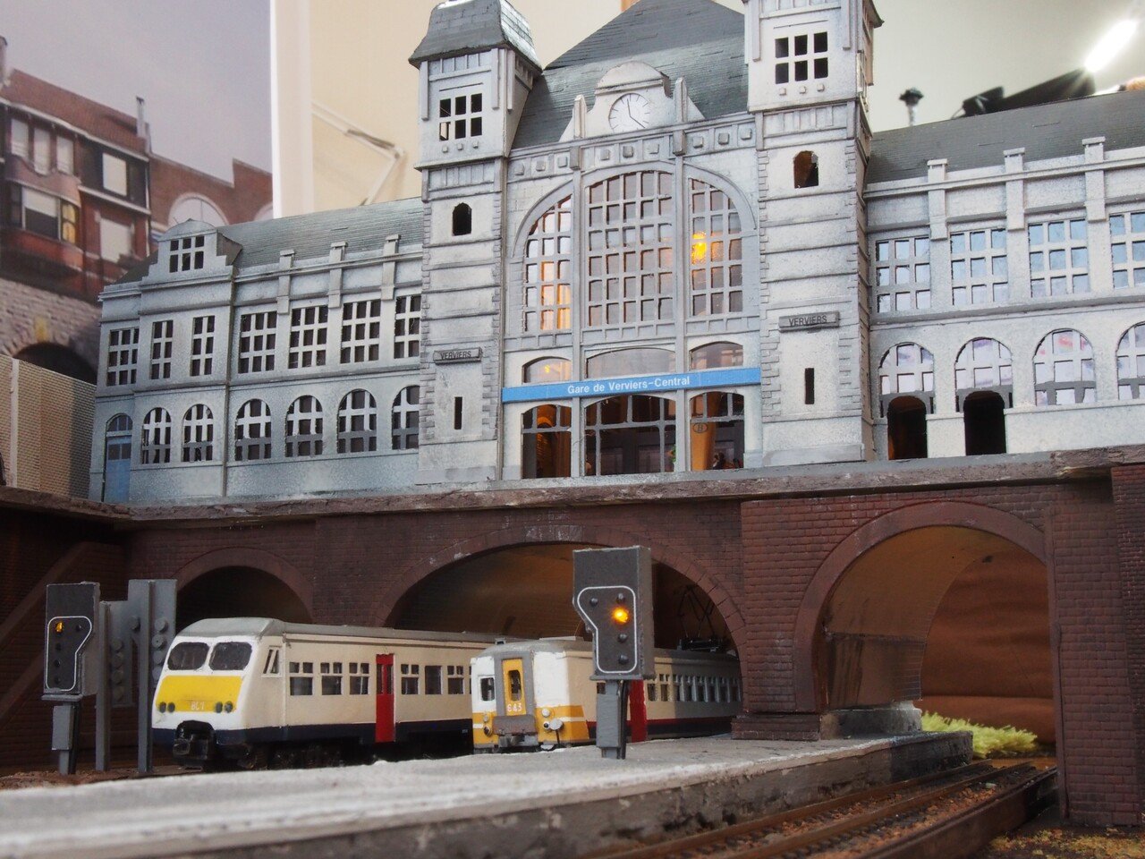 模型作品】Verviers Central駅（Nゲージ 150分の1スケール鉄道