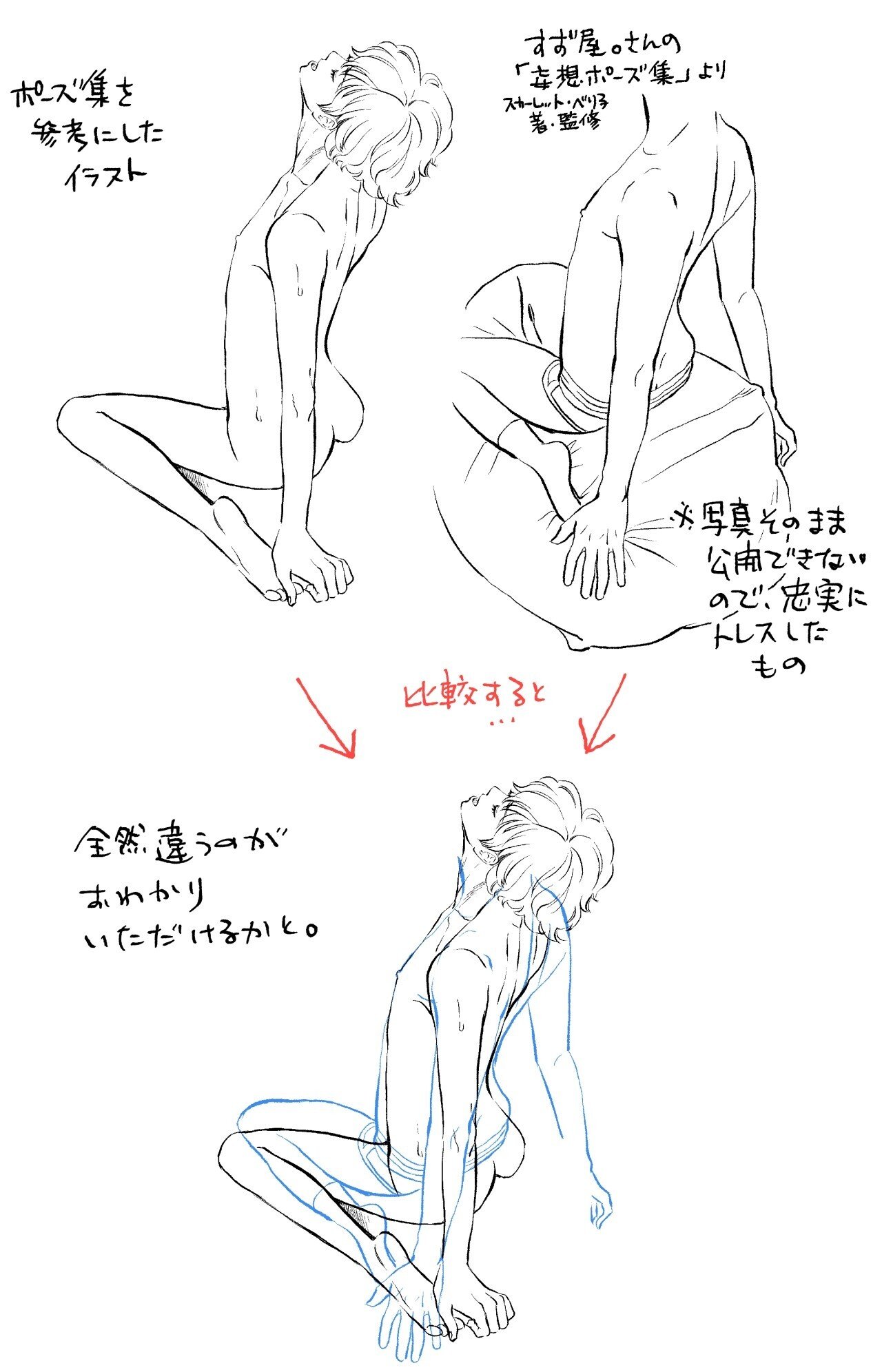 絵を描く時は資料を見よう トレスの話も ちょっとr15かも Miyamon Note 絵を描く時は資料を見よう トレスの話も ちょっとr15かも Miyamon Note