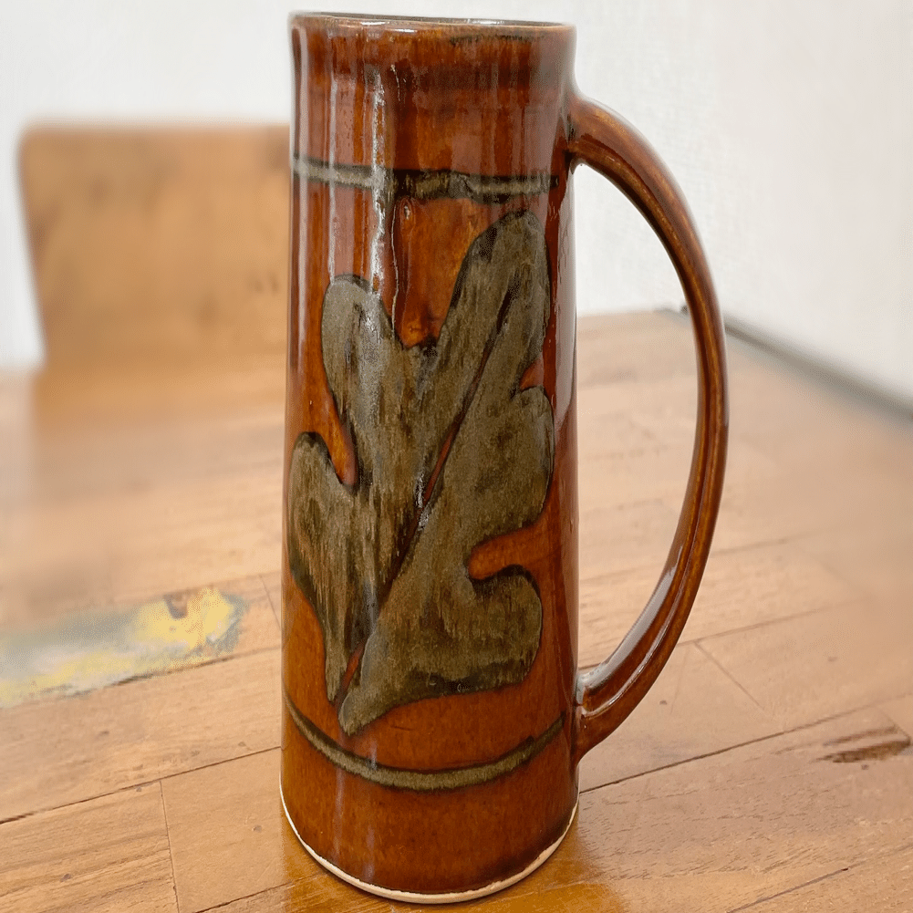 no.39 奇跡的にイギリス風なビールジョッキ｜Nao🍎＠陶芸主婦