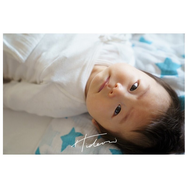 赤ちゃんをかわいく撮る方法のひとつ Hideomi Kubo Note