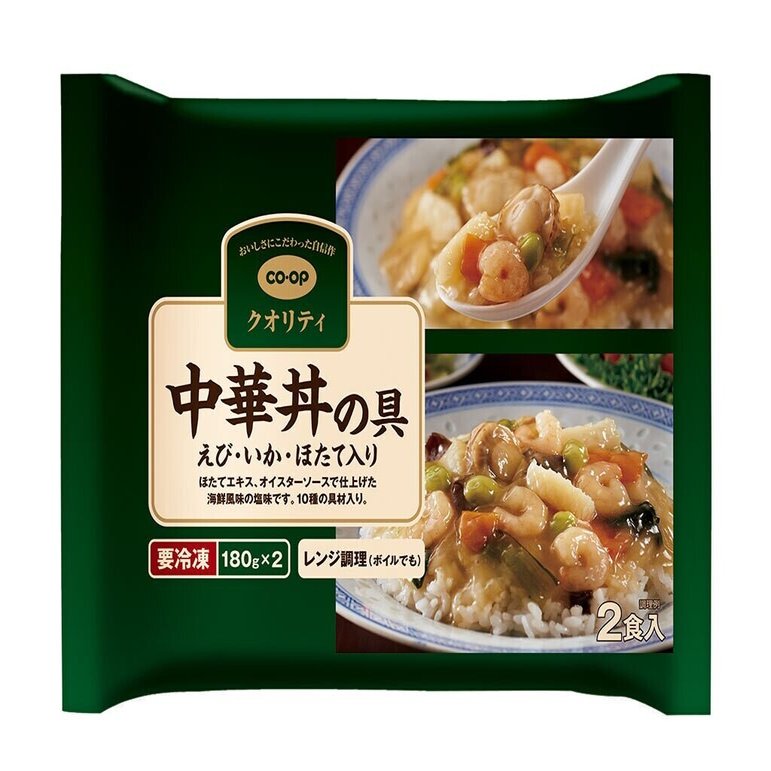 緑のロゴが目印 コープクオリティの 中華丼の具 って知ってます コープさっぽろ宅配システム トドック 5月のイチ推し商品 コープさっぽろの広報誌 Cho Co Tto ちょこっと Note