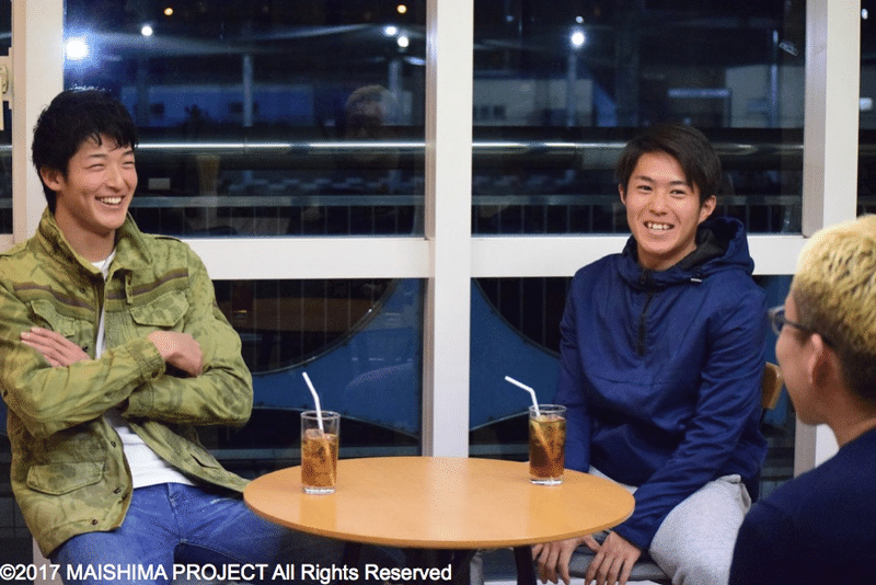 特別対談 芹澤隼輝 山崎颯一郎 期待の新人2人が大阪と舞洲を盛り上げる 舞洲voice 舞洲プロジェクトの情報発信メディア Note 特別対談 芹澤隼輝 山崎颯一郎 期待の新人2人が大阪と舞洲を盛り上げる 舞洲voice 舞洲プロジェクトの情報発信メディア Note