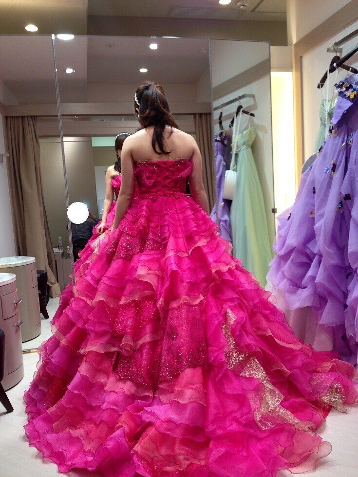 2か月で13号→9号へ♪ウェディングドレスのサイズダウンを実現した  