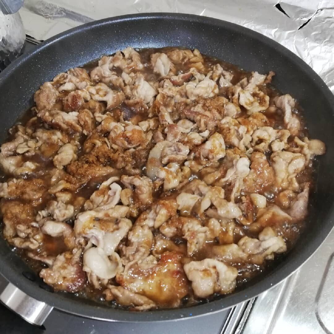 豚しゃぶ肉の生姜焼きと炒飯 あくうん Note 豚しゃぶ肉の生姜焼きと炒飯 あくうん Note