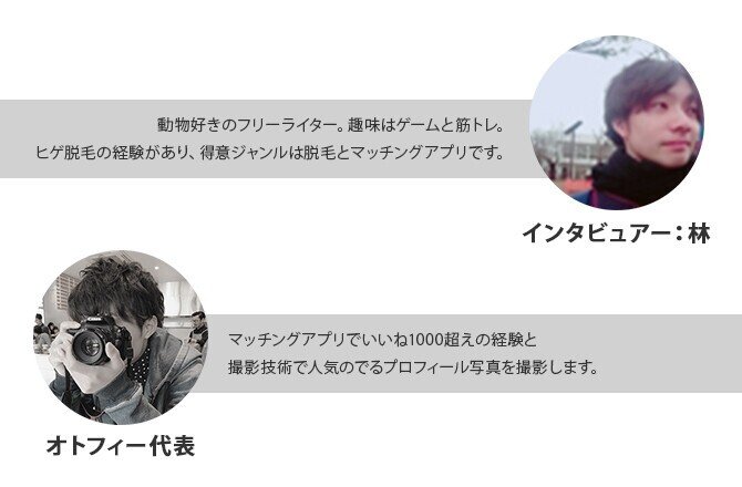 マッチングアプリは 結局イケメンじゃないとマッチングしないの オトフィー マッチングアプリのプロフィール写真撮影サービス Note