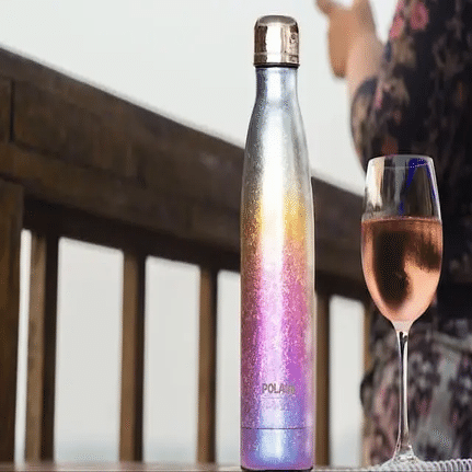 ステンレスじゃない！純チタン製の軽い、強い、錆びない水筒「POLASK