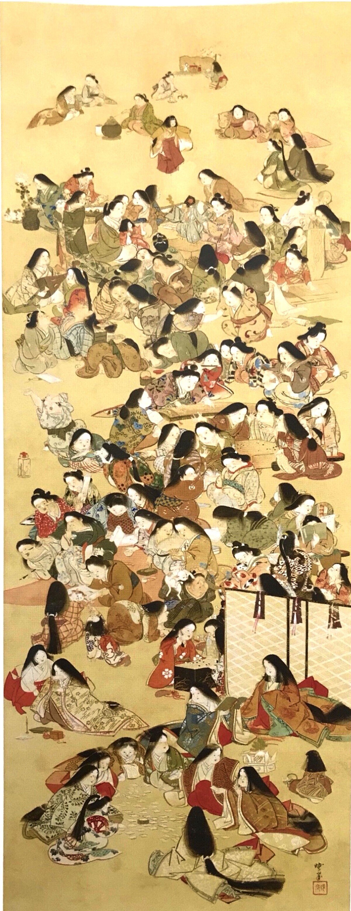 河鍋暁斎の表裏艶福図 と浮世絵名品聚芳（葛飾北斎）のセット 絵画