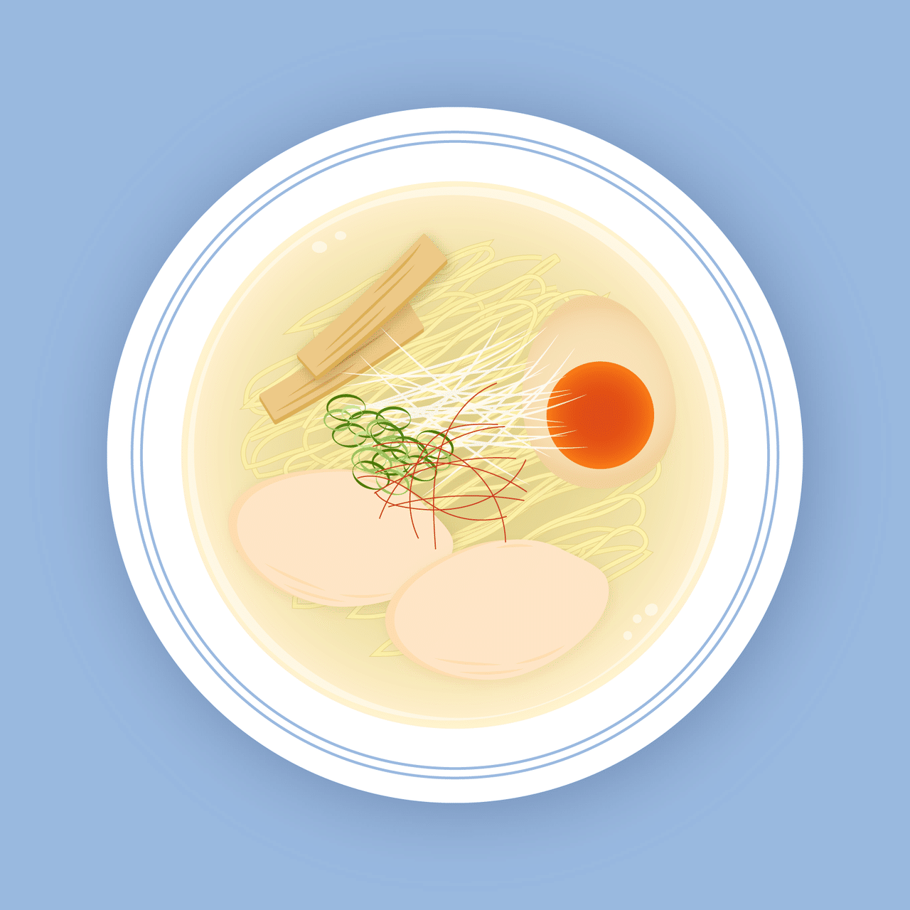 イラレで作る 醤油ラーメン の作り方 しろ Note