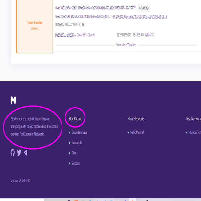 Maticのエクスプローラーを見てみよう！｜ユウキ